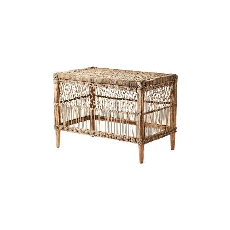 BRAZIL RATTAN SIDE TABLE 70 - CAFE, SIDE TABLES